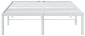 Estrutura de cama de metal 120x190 cm branco