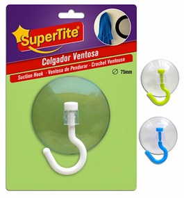 Cabide Ventosa Supertite Pvc 75mm