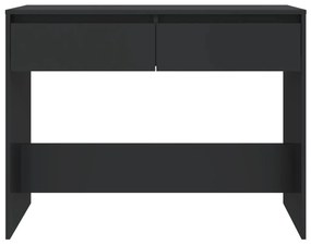 Mesa consola 100x35x76,5 cm derivados madeira preto
