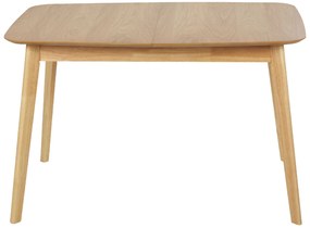 Mesa de refeição extensível em madeira castanha clara 120/150 x 75 cm MADOX Beliani