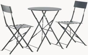 Conjunto de bistrô de jardim dobrável Marseille, conjunto de 3