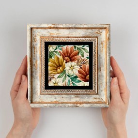 Quadro Decorativo em Moldura TC477862 – Multicolor – 20 x 20 cm