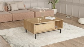 Mesa de Centro ON2 – Nogueira e Carvalho – 90x37,6x60 cm