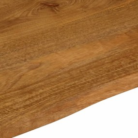 Tampo de mesa c/ borda viva 100x80x2,5 cm mangueira maciça