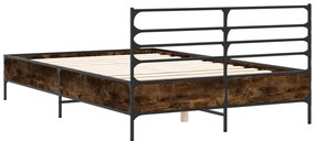 Estrutura cama 120x190 cm derivados de madeira/metal