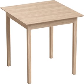 HOMCOM Mesa de cozinha Mesa de jantar Mesa quadrada, design moderno, 75 cm x 75 cm x 76 cm, madeira natural | Aosom Portugal