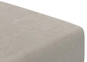 Sofá-cama de 2 lugares veludo cinzento-claro