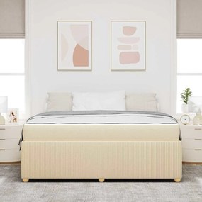 Estrutura da Cama Outros Creme 180 x 200 cm tecido