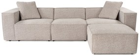 Sofá de Canto Lora – Mocha – 303 cm x 193 cm