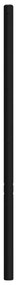 Cabeceira de cama 75 cm metal preto