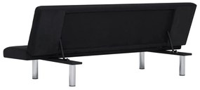 Sofá-Cama Kevin em Tecido - Preto - Design Moderno