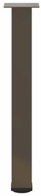Pés de mesa de console 4 peças aço natural 72-74 cm aço
