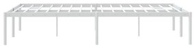 Estrutura de cama de metal 120x190 cm branco