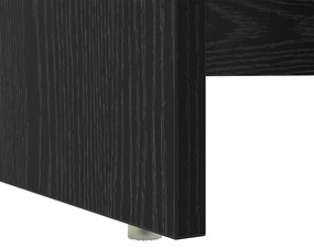 Mesa com Armazenamento Carvalho Preto 120,5x44x88,5 cm Madeira de Enge