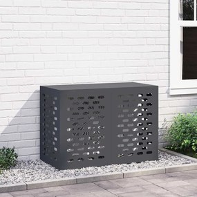 vidaXL Capa de Ar Condicionado Antracite 100 x 50 x 70 cm Aço