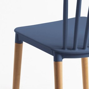 Cadeira Ygol Azul - Design Nórdico