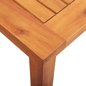 Mesa de jardim 215x90x74 cm madeira de acácia maciça