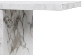 Mesa de Apoio Life – Branco/Preto – 60x60x20 cm