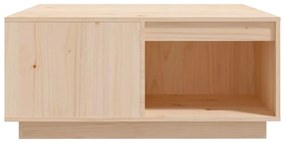 Mesa de centro 80x81x36,5 cm madeira de pinho maciça