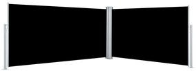 vidaXL Toldo lateral retrátil 160x600 cm preto