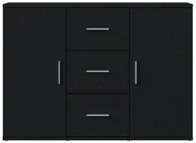 Aparador 91x29,5x65 cm derivados de madeira preto