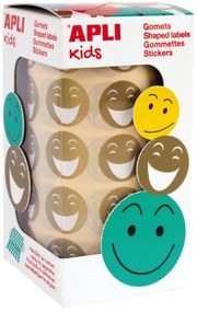 Rolo Autocolantes Smile Ouro 20MM