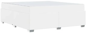 Estrutura da Cama Outros Branco 180 x 200 cm Couro sintético