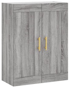Armário alto 69,5x34x180 cm derivados de madeira sonoma cinza