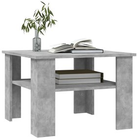 Mesa de centro derivados de madeira cinzento cimento