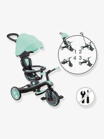 Triciclo evolutivo 4 em 1, da GLOBBER verde-menta