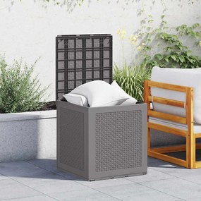 Caixa de Armazenamento para Jardim Cinzento-Claro 55x53x57 cm PP