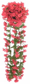 Grinaldas de flores artificiais 3 pcs 85 cm rosa