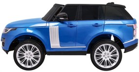 Carro elétrico para Crianças 24V 4x4 2 Lugares Range Rover HSE Rodas de EVA, Assento de couro Azul Pintado