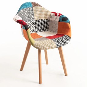 Cadeira Belu Patchwork - Patchwork cores