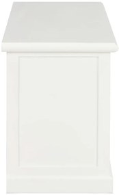 Móvel de TV 90x30x40 cm madeira branco
