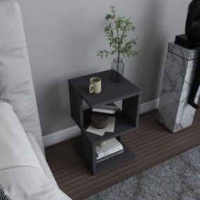 Mesinha de Cabeceira Carter – Antracite – 29,6 x 29,6 x 49,4 cm
