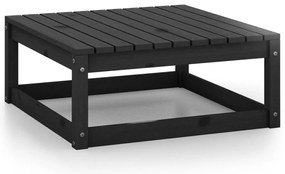 10 pcs conjunto lounge de jardim pinho maciço