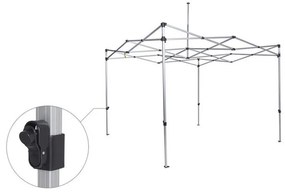 Tenda Jardim Para Festas, Feiras, Eventos 3x3 Force Aluminio Uso Profissional Branco