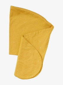 Capa para almofada de amamentação amarelo escuro estampado