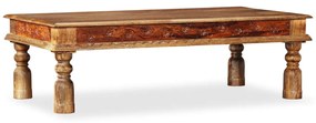 Mesa de centro madeiras mangueira/acácia maciças 110x60x38cm