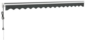 Toldo retrátil automático 4x3 m antracite