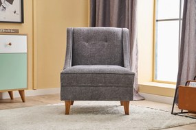 Cadeira Wing Ella Prestij – Cinza – 67x73x70 cm