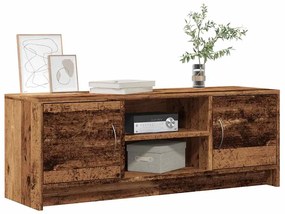 vidaXL Móvel de TV 102x30x37,5 cm derivados de madeira madeira velha