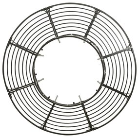 Banco de jardim para árvore 160 cm aço