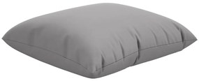 Almofadas de sofá 4 pcs 40x40 cm tecido cinza
