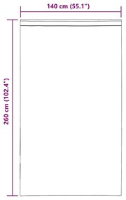 Cortinas de voile com aba 2 pcs castanho