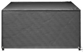 Capas móveis de jardim 2 pcs 12 ilhós 240x180x80 cm retangular