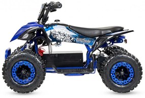 Moto 4 elétrica para crianças TIGER 1000W Velocidade 18-20 km/h, Autonomia 30-40 km Azul