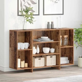 vidaXL Buffet Madeira antiga 120 x 30 x 75 cm Madeira processada