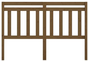 Cabeceira de cama 166x4x100 cm pinho maciço castanho mel